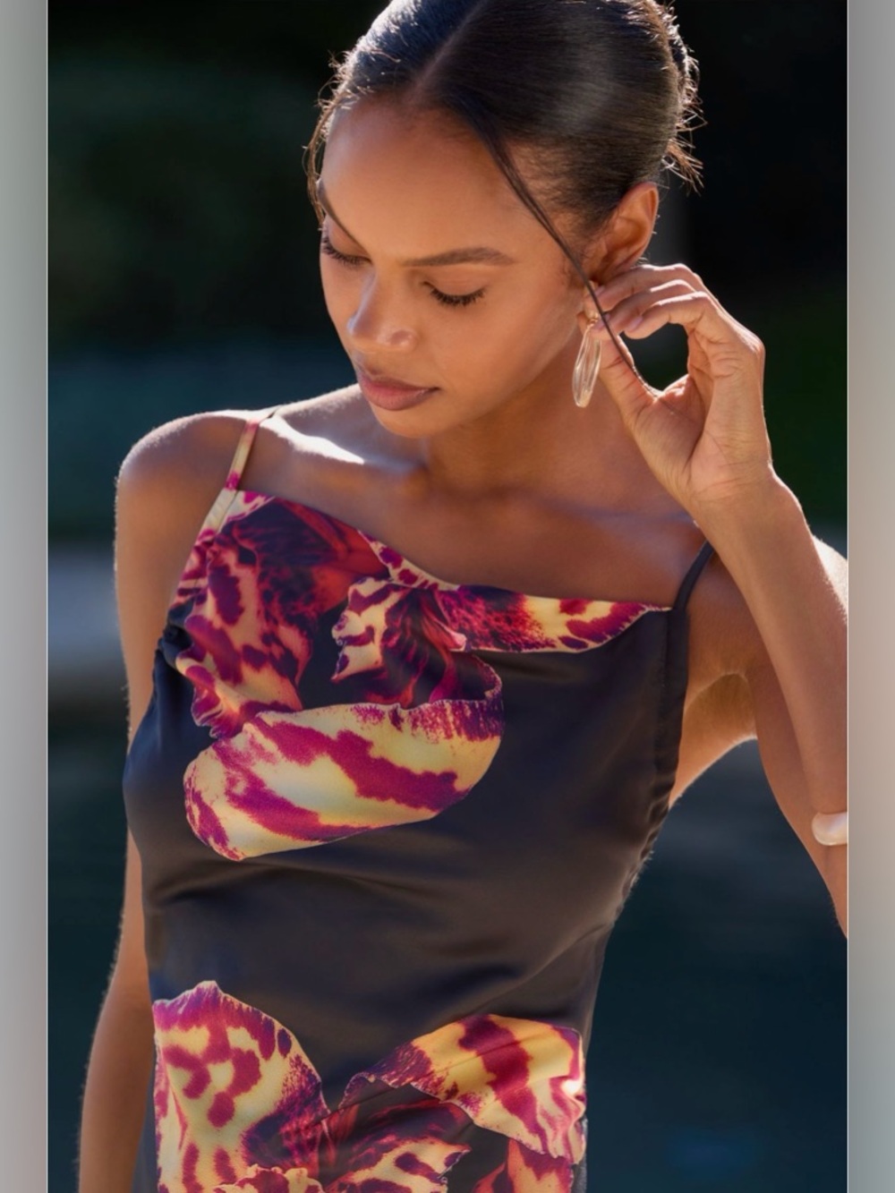 Anthropologie x Celandine Orchid Blossom Strappy Dress NWT - Picture 3 of 8